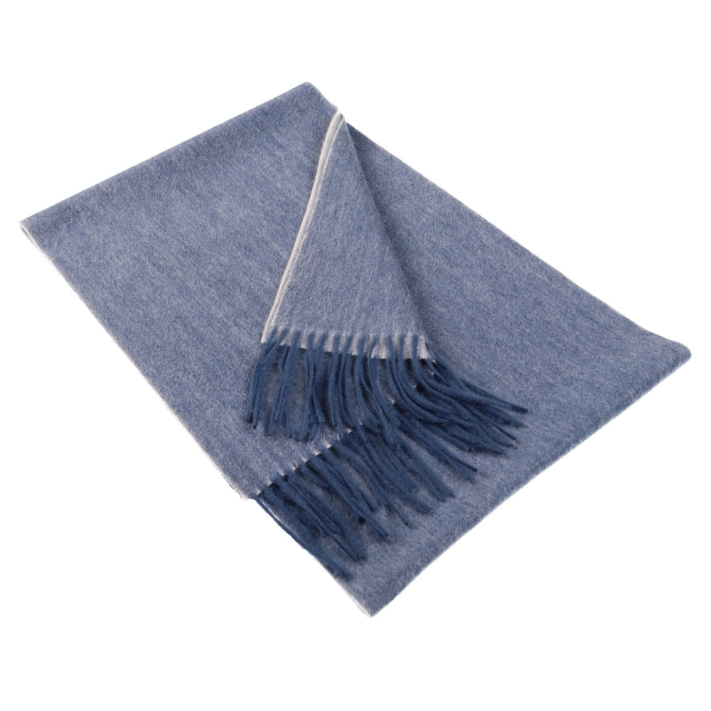 Blue 100% cashmere scarf for women Paris