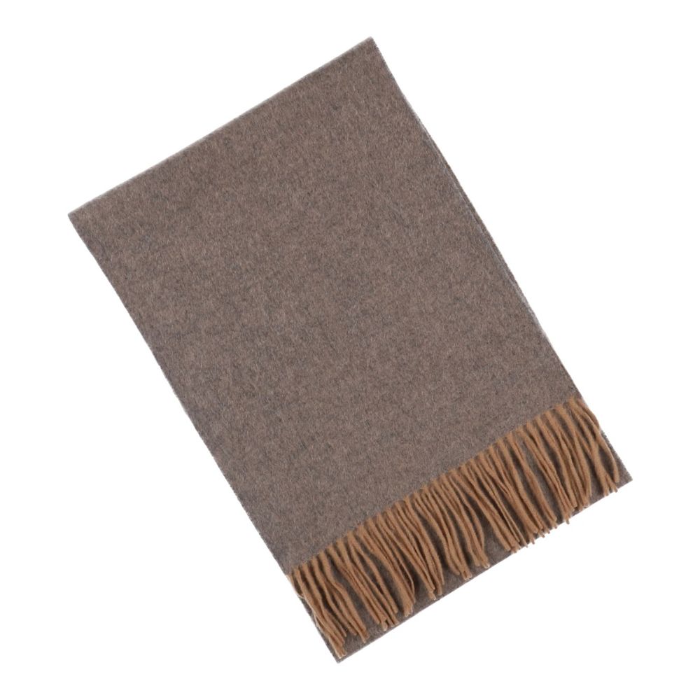 Greige 100% cashmere scarf for women Paris (6)