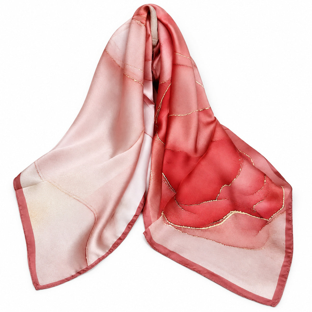 Coral Silk Scarf (Test)