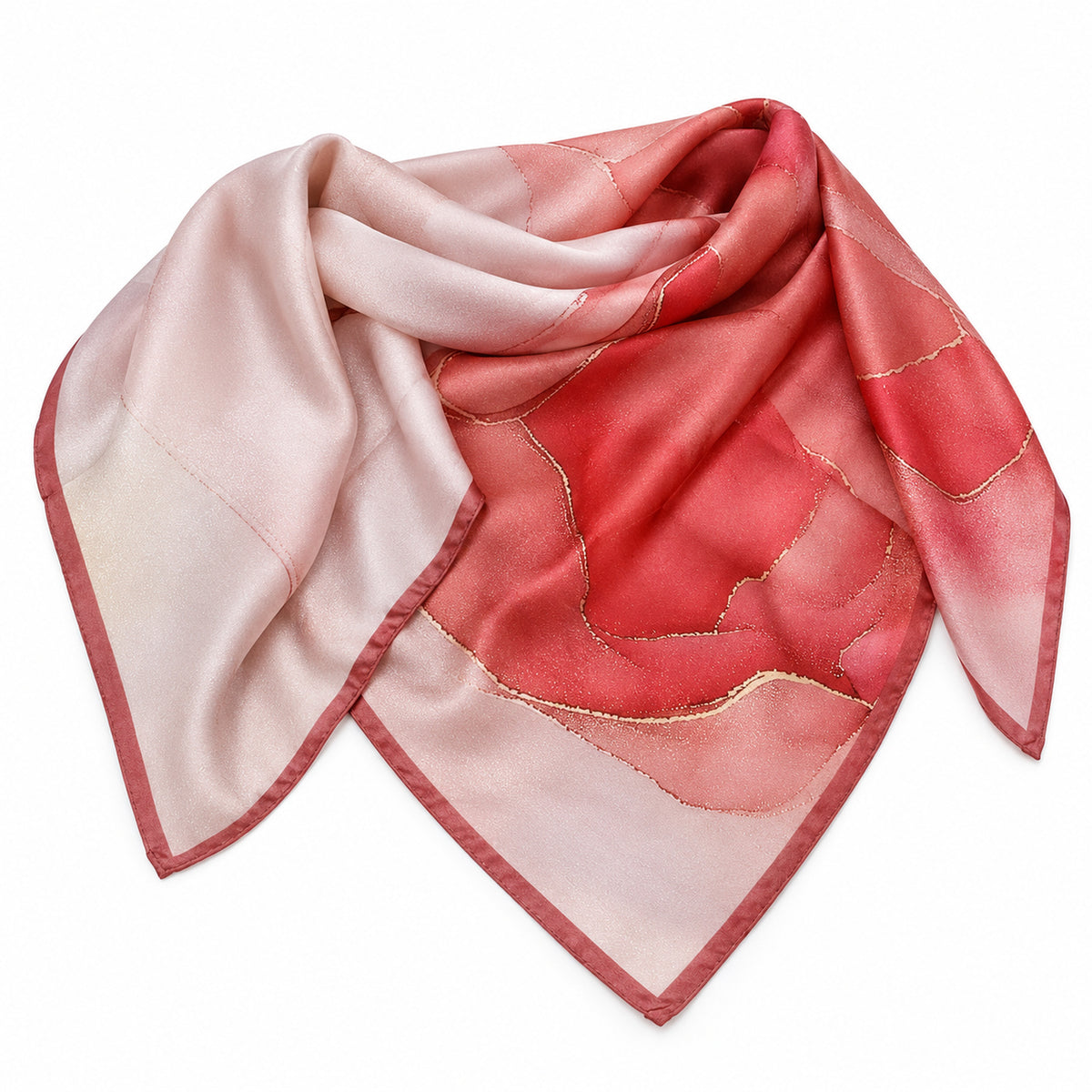 Coral Silk Scarf (Test)