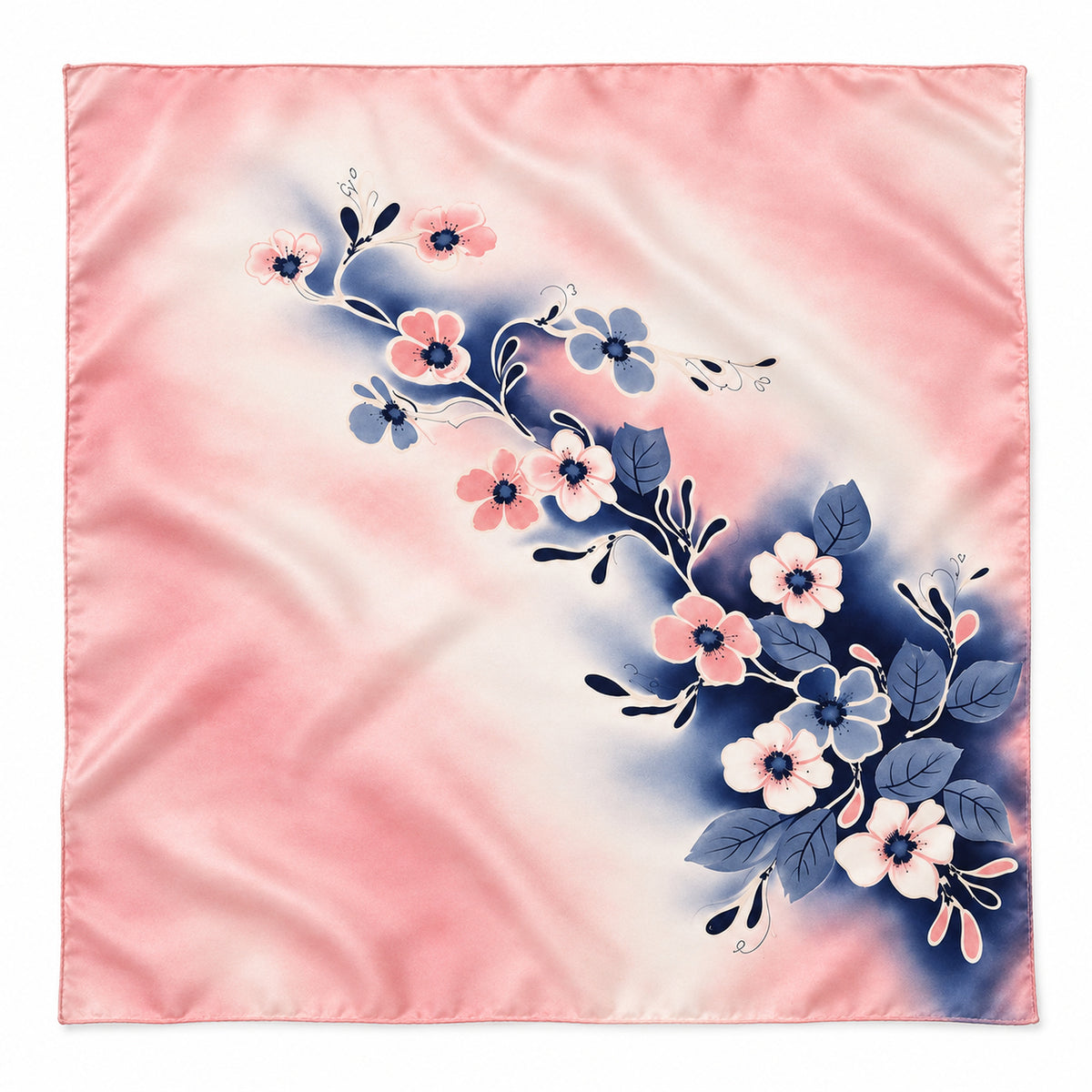 Pink Silk Scarf 90x90 (Test)